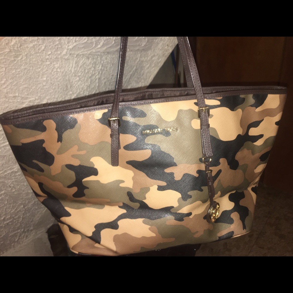 Micheal Koran Camo Tote Bag